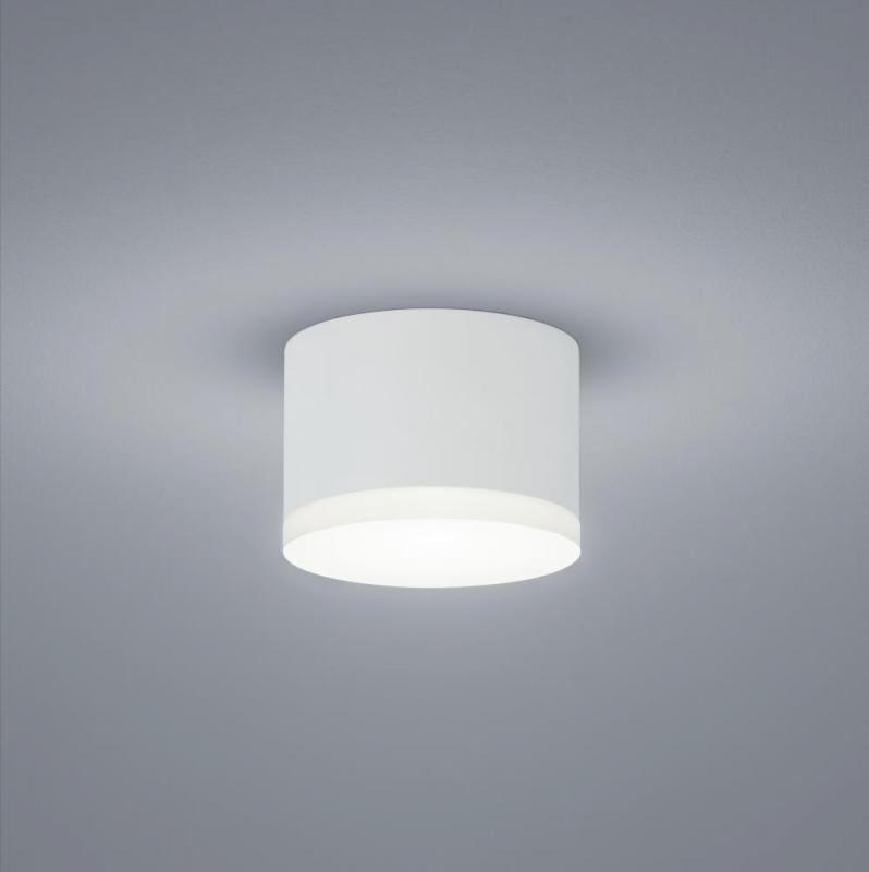 Helestra PALA 15/1629.07 LED-Deckenleuchte 9 W 2900 K Warmweiß, mattweiß, dimmbar, Ø 100 mm